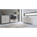 Mobile porta TV basso per salotto 2 ante e cassetto 153x40x61 Danielle Offerta