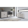 Mobile porta TV basso per salotto 2 ante e cassetto 153x40x61 Danielle Offerta