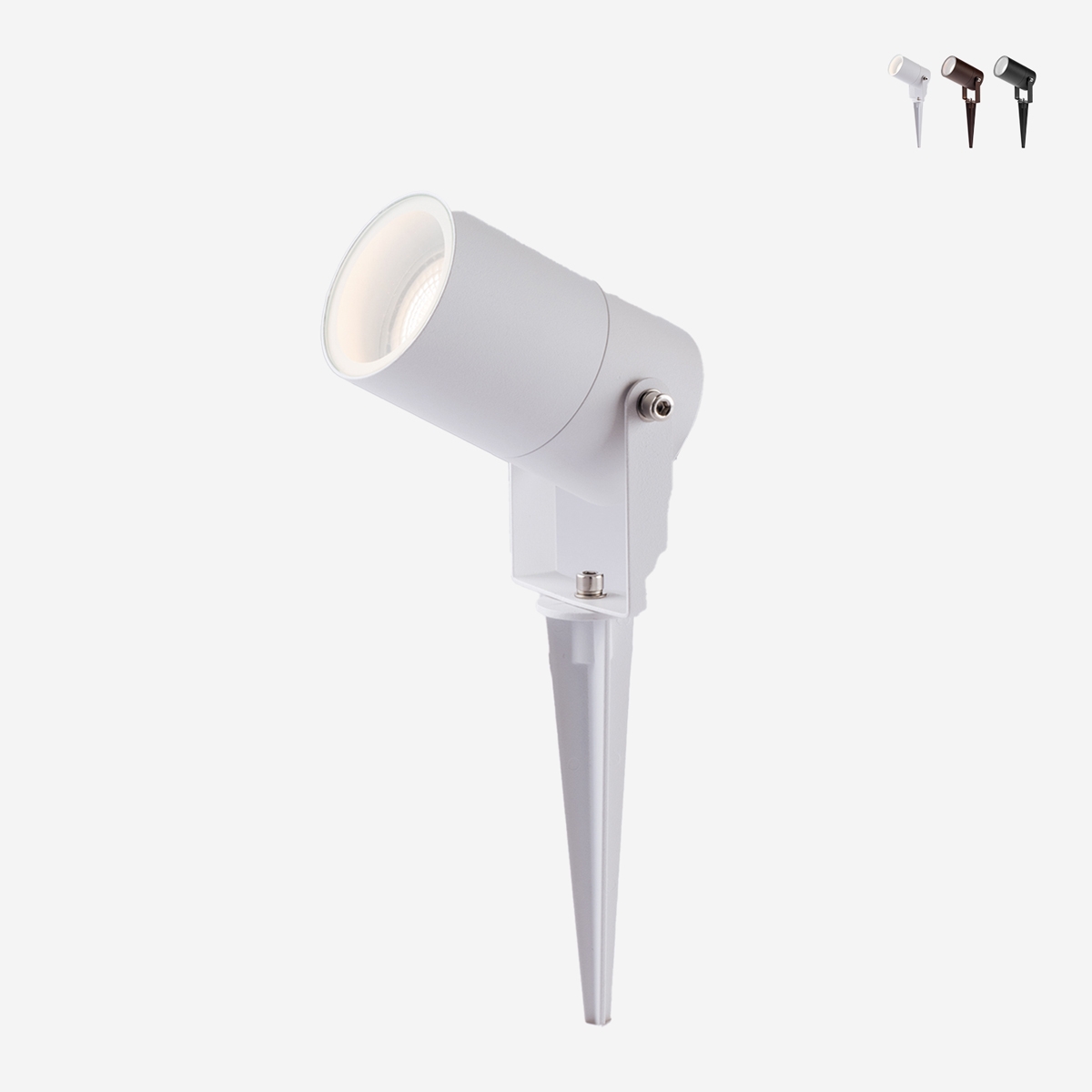 Projecteur extérieur spot avec piquet pour jardin Akron Remises Projecteur extérieur spot avec piquet pour jardin Akron Remises