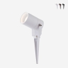 Projecteur extérieur spot avec piquet pour jardin Akron Remises