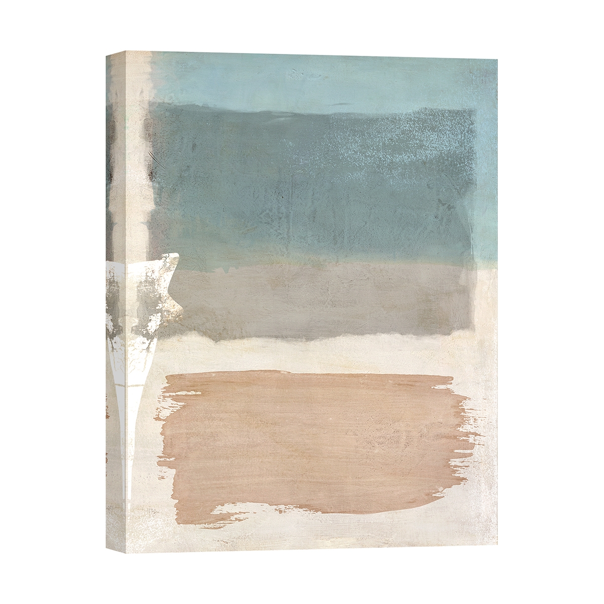 Tableau sur toile abstrait nuances beige bleu Libra II Ludwig Maun Promotion Tableau sur toile abstrait nuances beige bleu Libra II Ludwig Maun Promotion