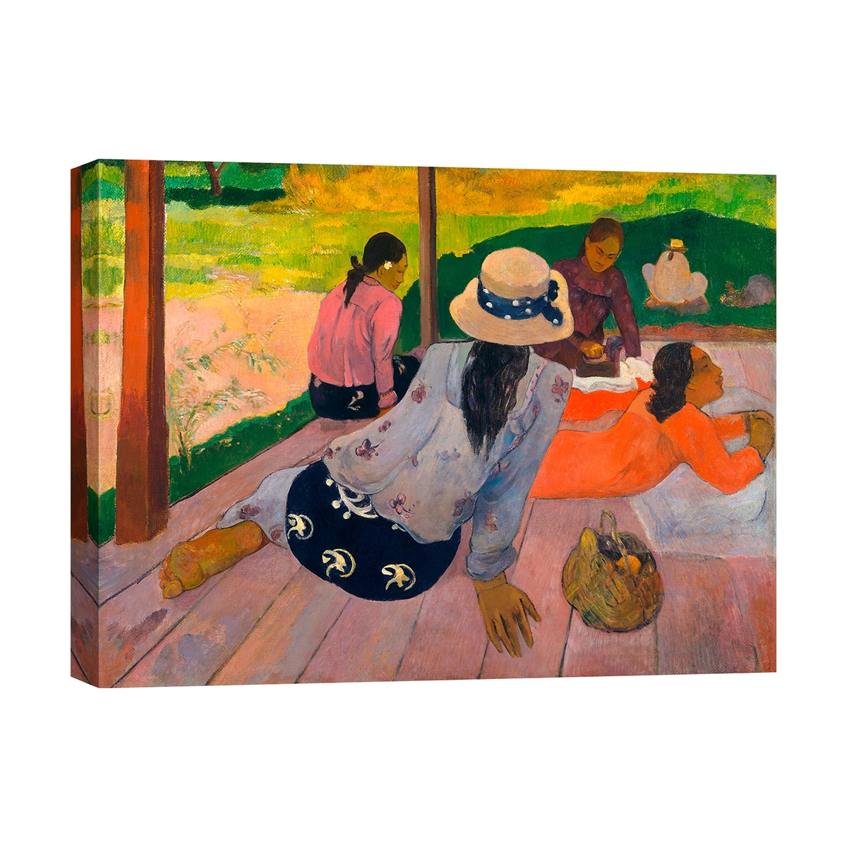 Quadro impressionista stampa su tela canvas The Siesta Paul Gauguin Promozione Quadro impressionista stampa su tela canvas The Siesta Paul Gauguin Promozione