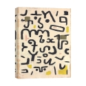 Impressionistischer Kunstdruck auf Leinwand "Law" von Paul Klee Aktion