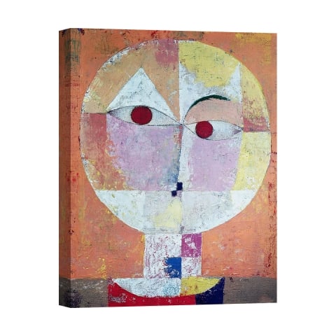 Tableau moderne impressionniste impression sur toile Senecio (détail) Paul Klee Promotion