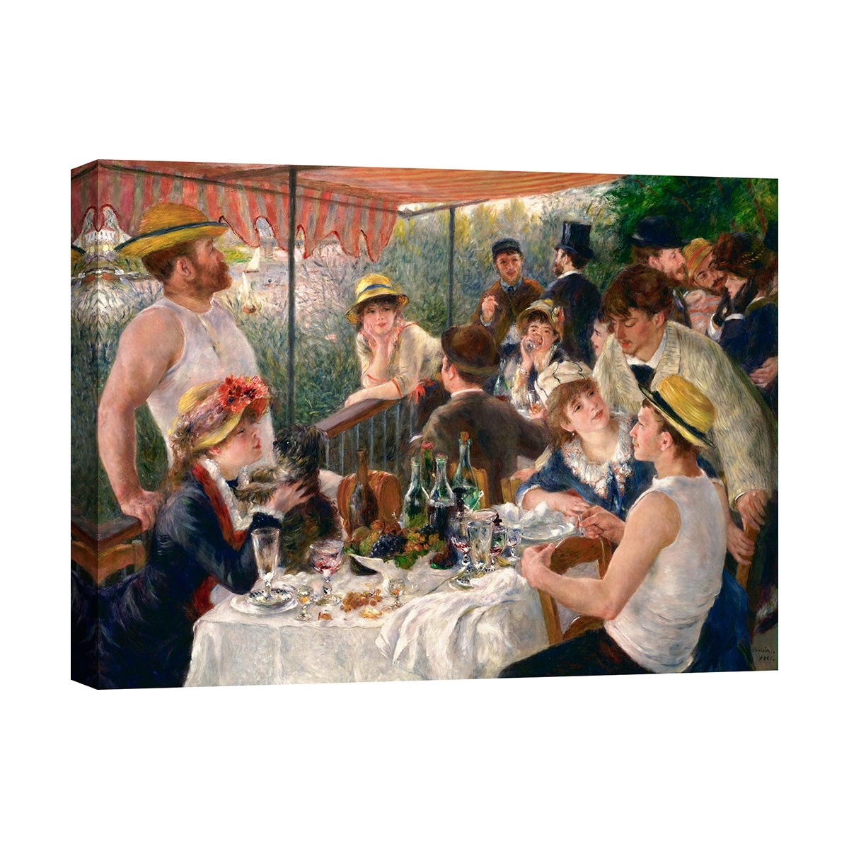 Tableau impressionniste impression sur toile Luncheon of the Boating Party Renoir Promotion Tableau impressionniste impression sur toile Luncheon of the Boating Party Renoir Promotion