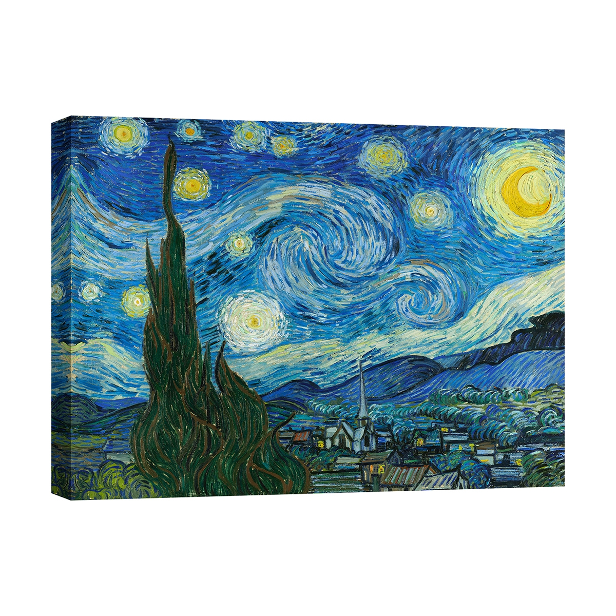 Quadro impressionista stampa su tela Notte stellata Vincent van Gogh Promozione Quadro impressionista stampa su tela Notte stellata Vincent van Gogh Promozione