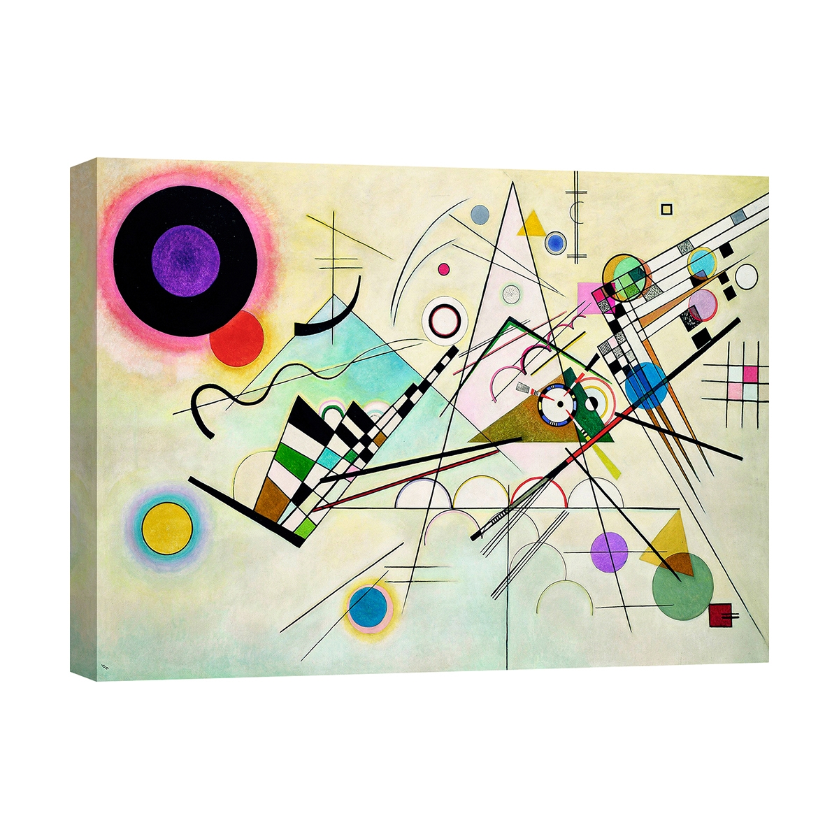 Leinwanddruck Abstraktes modernes Gemälde Composition VIII Kandinsky Aktion Leinwanddruck Abstraktes modernes Gemälde Composition VIII Kandinsky Aktion
