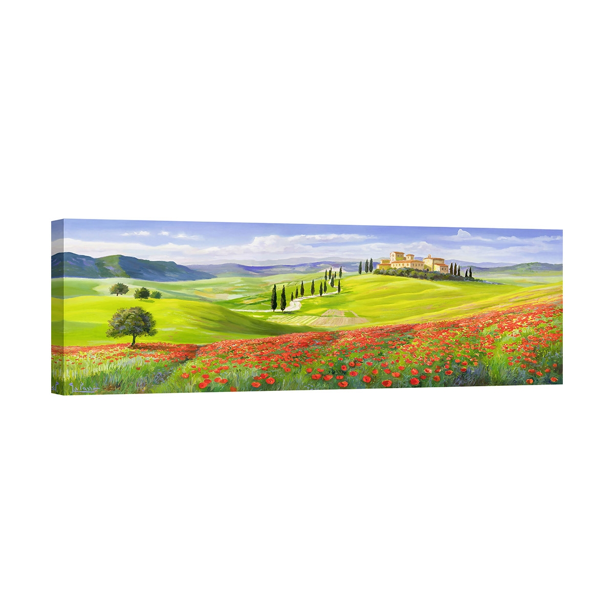 Quadro paesaggio collinare Verso il borgo in Toscana Adriano Galasso Promozione Quadro paesaggio collinare Verso il borgo in Toscana Adriano Galasso Promozione