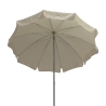 Ombrellone da giardino terrazzo balcone esterno Ø240cm Novara 114 Sconti