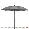 Parasol de jardin moderne Ø200 cm pour terrasse extérieure Border Choix
