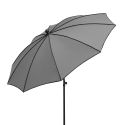 Parasol de jardin moderne Ø200 cm pour terrasse extérieure Border 