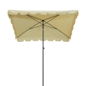 Ombrellone antivento rettangolare da esterno di design Allegro 86R Catalogo
