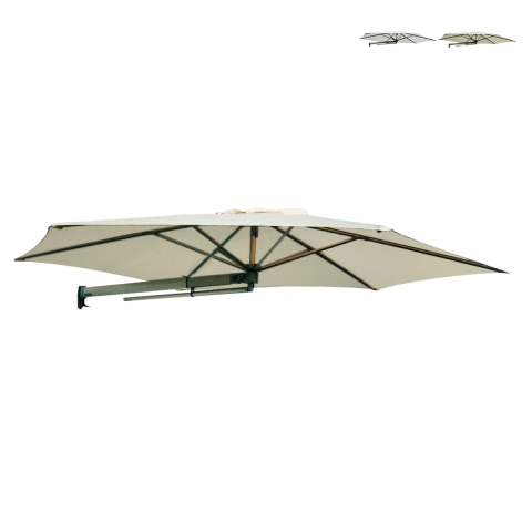 ombrellone pieghevole da parete muro terrazzo balcone UV50+ Parrot Promozione