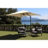 Ombrellone laterale quadrato 250x250 da giardino protezione UV50+ Trend 