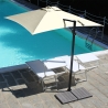 Ombrellone laterale quadrato 250x250 da giardino protezione UV50+ Trend 