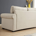 Divano Pronto Letto Componibile in Tessuto con Cuscini Sweet Dreams 
