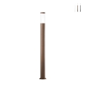 Lampione paletto da esterno giardino in acciaio h110cm IP44 Tokyo Promozione
