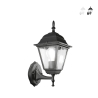Außenwandleuchte Laterne klassischer Stil Aluminium Glas Roma Uplight Angebot