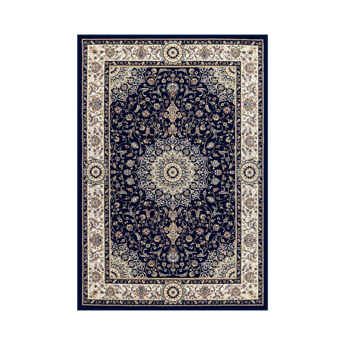 Tappeto soggiorno blu persiano Babil Promozione Tappeto soggiorno blu persiano Babil Promozione