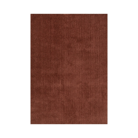 Tappeto moderno color terracotta Feel Promozione