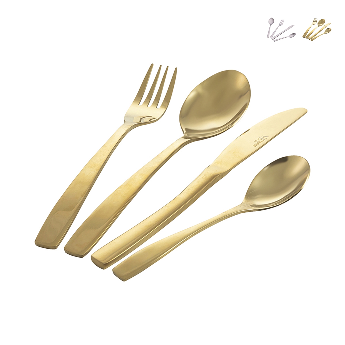 Set di 24 posate in acciaio inox Madison Villa d'Este Home Tivoli Promozione Set di 24 posate in acciaio inox Madison Villa d'Este Home Tivoli Promozione