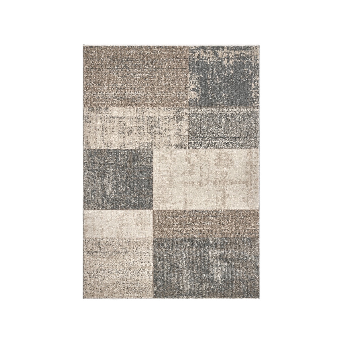 Tapis design gris et beige pour le salon Funny Promotion Tapis design gris et beige pour le salon Funny Promotion