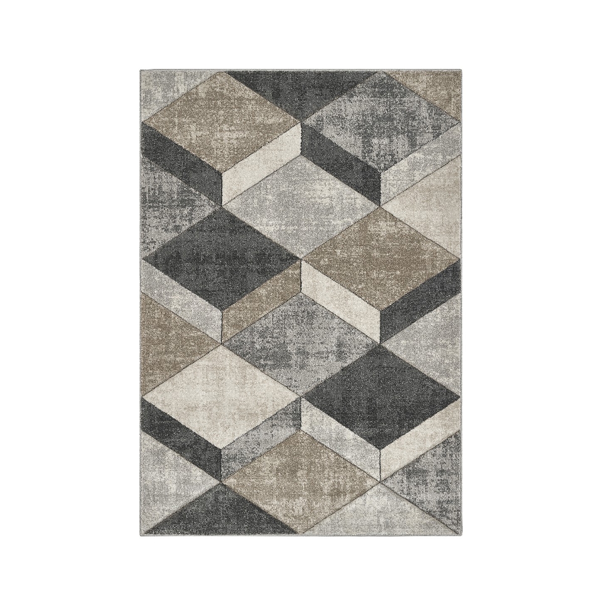 Moderner Wohnzimmerteppich in Grau und Beige Funny Aktion Moderner Wohnzimmerteppich in Grau und Beige Funny Aktion