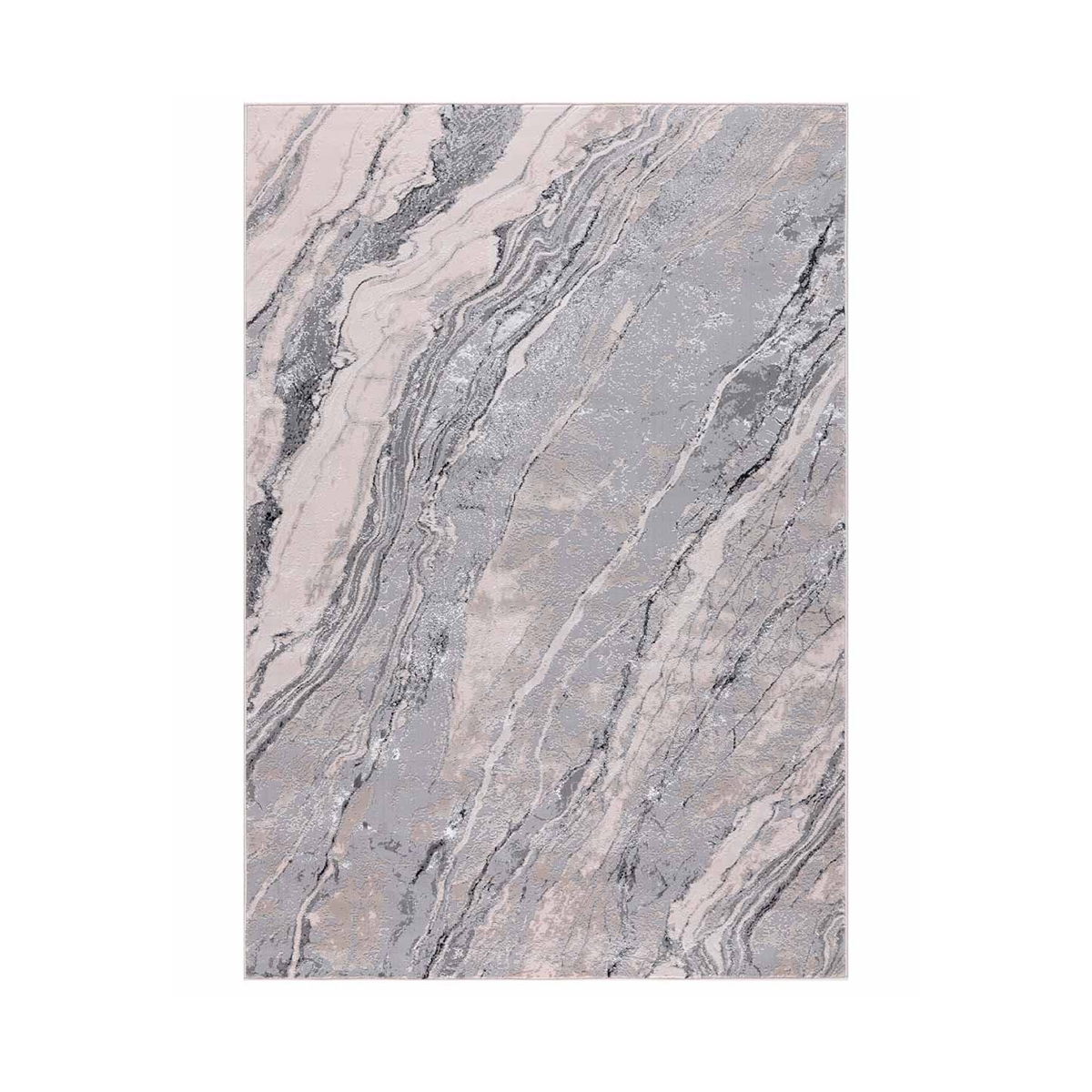 Tapis gris salon moderne Nevada Promotion Tapis gris salon moderne Nevada Promotion