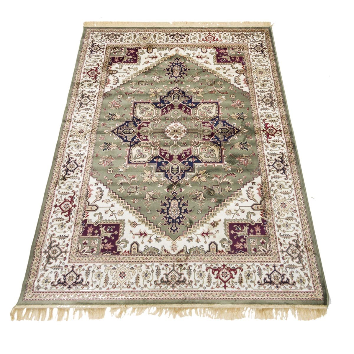 Tapis style persan vert Rubine Promotion Tapis style persan vert Rubine Promotion