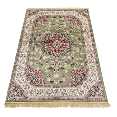 Tappeto verde in stile persiano Rubine Promozione