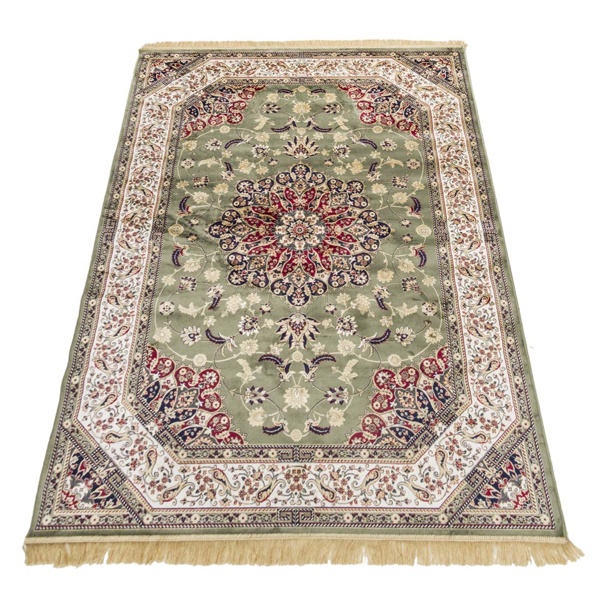 Tappeto verde in stile persiano Rubine Promozione Tappeto verde in stile persiano Rubine Promozione
