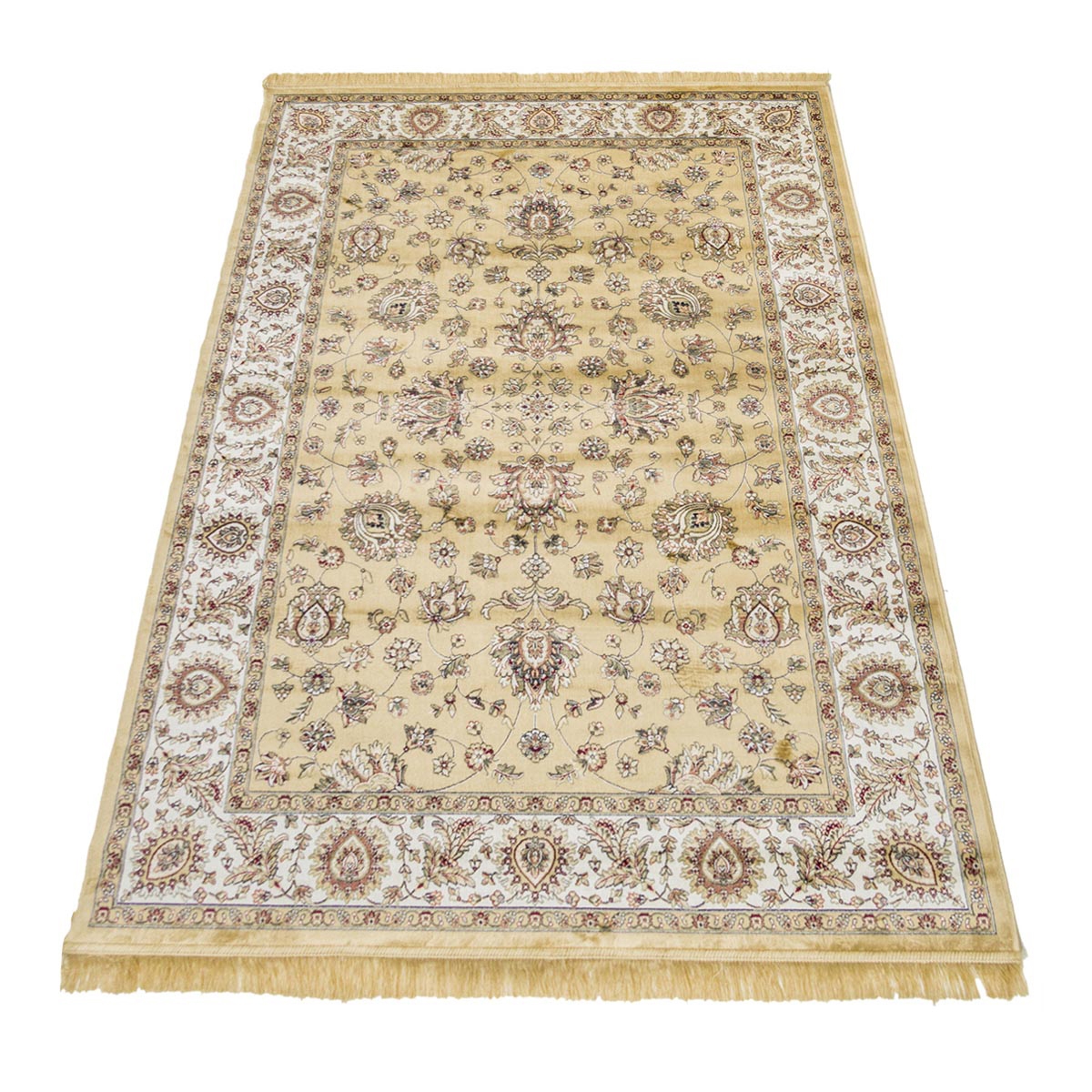 Tappeto tipo persiano per soggiorno color oro Rubine Promozione Tappeto tipo persiano per soggiorno color oro Rubine Promozione