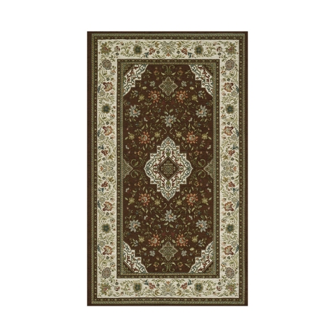 Tapis oriental persan marron Tabriz Promotion