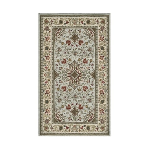 Tappeto per salotto orientale persiano grigio Tabriz Promozione