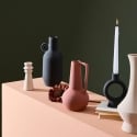 Porte-bougie design moderne porcelaine sablée 5x16 Freyr Offre