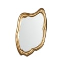 Specchio da parete design asimmetrico cornice dorata Bizzotto Felipe Promozione