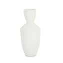 Pot de plantes et fleurs d'intérieur décoratif en céramique blanche Striped Promotion