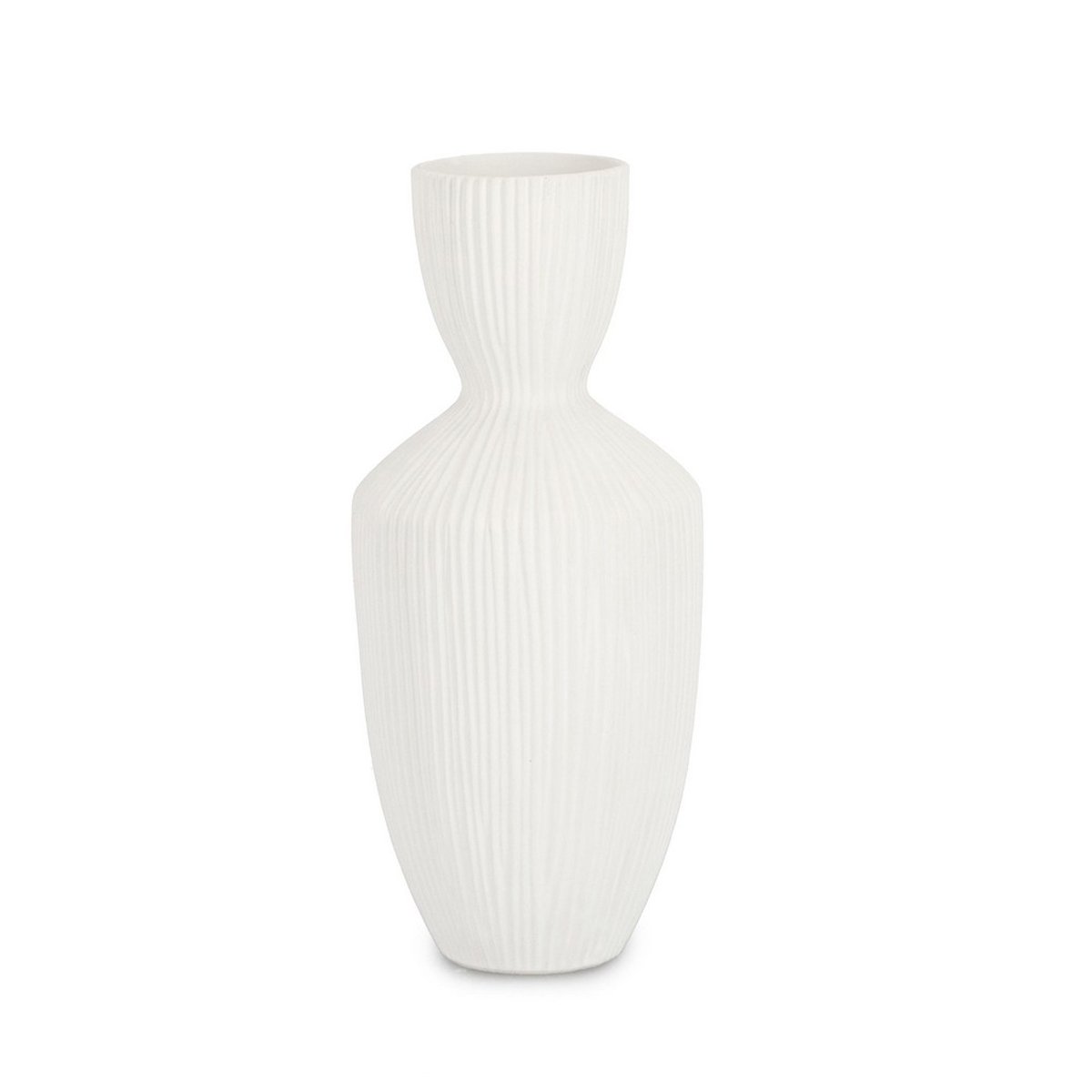 Vaso piante e fiori da interno decorativo in ceramica bianco Striped Promozione Vaso piante e fiori da interno decorativo in ceramica bianco Striped Promozione