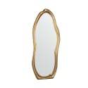 Miroir ovale design asymétrique avec cadre doré 68x173cm Felipe Promotion