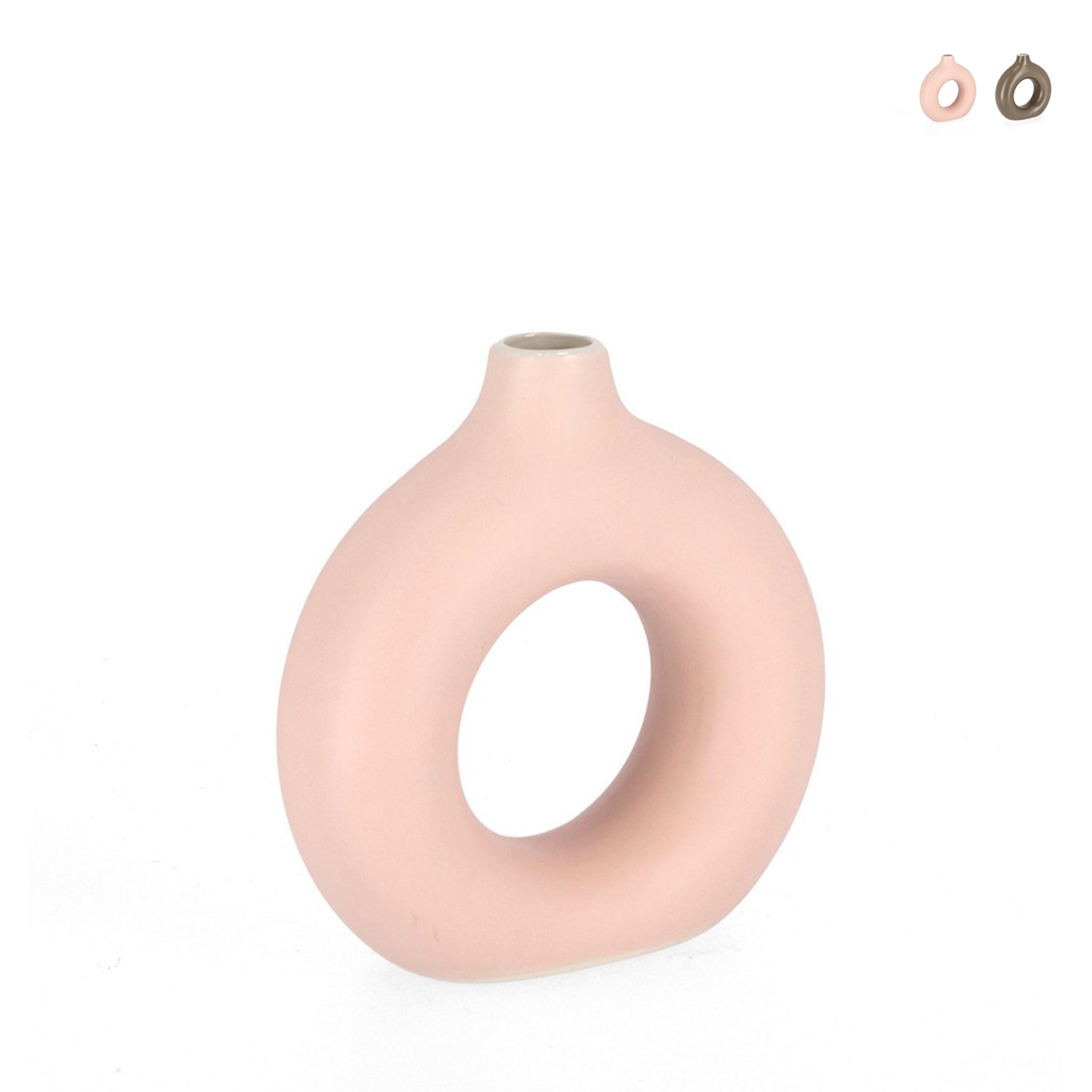 Vaso da interno per piante e fiori di design in grès 18,5x6x19cm Odino Promozione Vaso da interno per piante e fiori di design in grès 18,5x6x19cm Odino Promozione