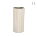 Pot de fleurs d'intérieur en porcelaine cylindre Ø12,5x26cm Vivy L Promotion
