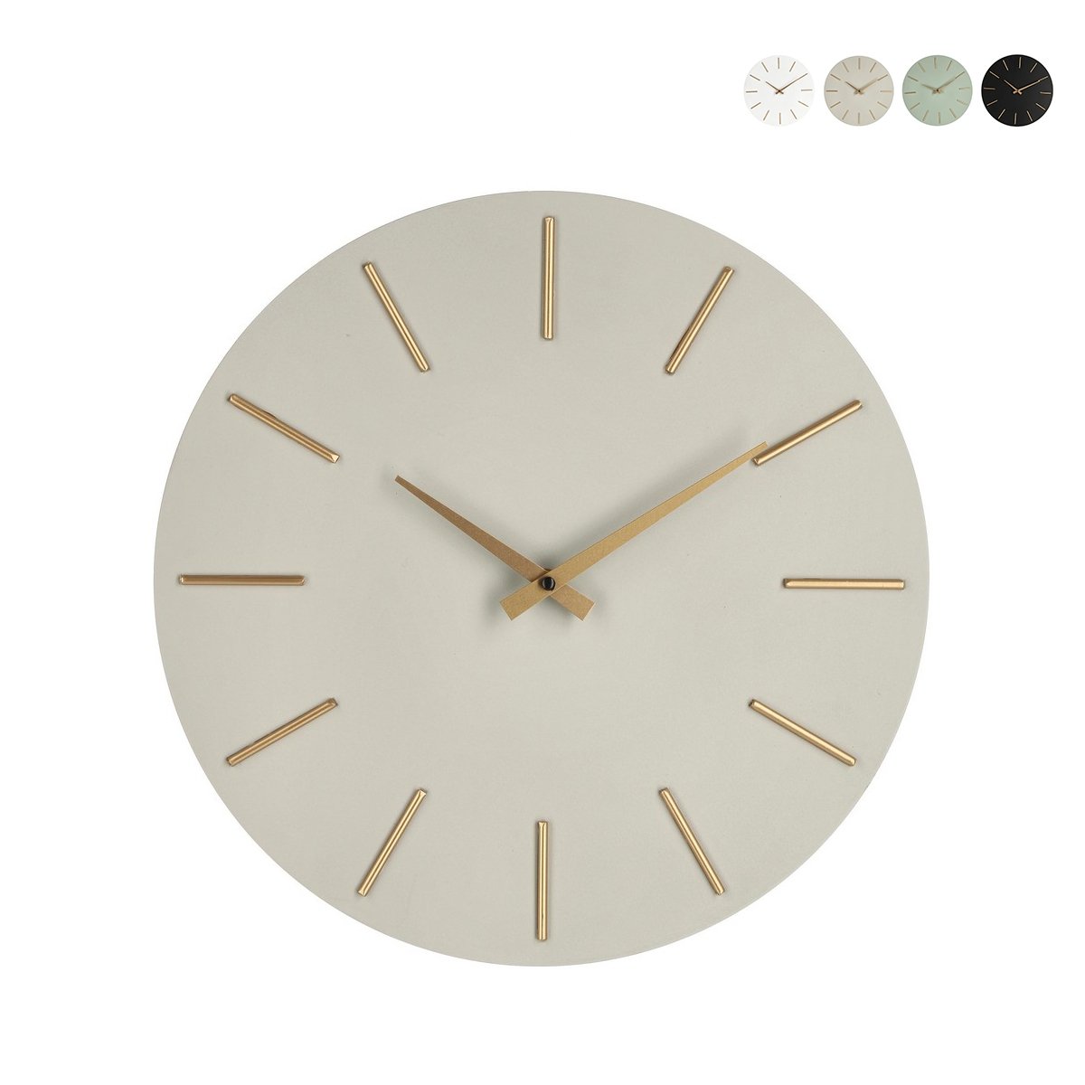 Orologio da parete lancette oro design minimale rotondo 40cm Timeline Stock Orologio da parete lancette oro design minimale rotondo 40cm Timeline Stock