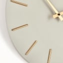 Horloge murale aiguilles dorées design minimaliste rond 40cm Timeline Modèle