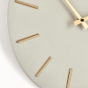 Orologio da parete lancette oro design minimale rotondo 40cm Timeline Scelta