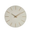 Horloge murale aiguilles dorées design minimaliste rond 40cm Timeline Caractéristiques