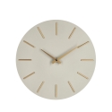 Wanduhr, goldene Zeiger, minimalistisches Design, rund, 40 cm, Timeline Modell