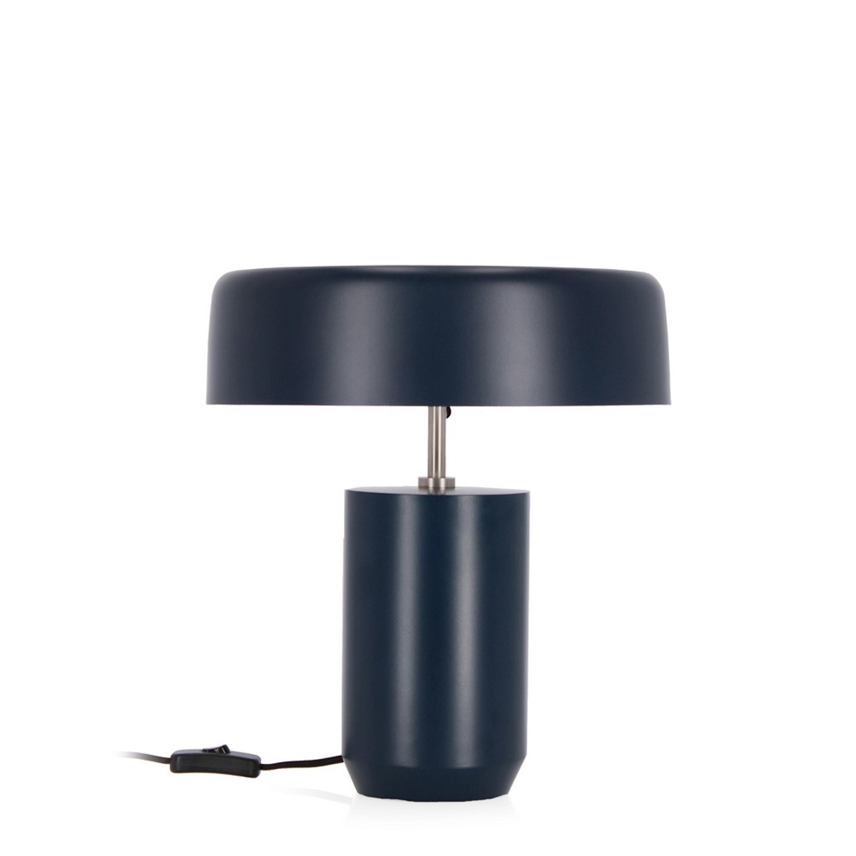 Lampada da tavolo scrivania stile vintage in metallo blu Bizzotto Kaithal Promozione Lampada da tavolo scrivania stile vintage in metallo blu Bizzotto Kaithal Promozione