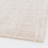 Tappeto rettangolare moderno per salotto 160x230cm beige crema Tania Saldi
