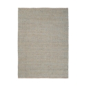 Tappeto rettangolare 200x300 da salotto in iuta e cotone azzurro Ruanda Promozione