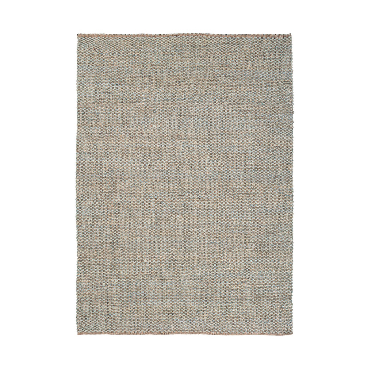 Tappeto rettangolare 200x300 da salotto in iuta e cotone azzurro Ruanda Promozione Tappeto rettangolare 200x300 da salotto in iuta e cotone azzurro Ruanda Promozione